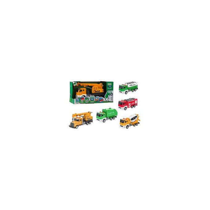 Globo 43024 Big Road Camion Works Mezzi da Lavoro Luci e Suoni 30 cm colore Assortito