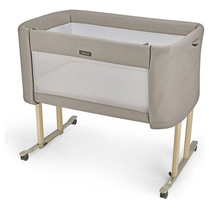 Inglesina Welcome Bed Culla co-sleeping fianco letto dalla nascita fino a 9 Kg altezza regolabile 9 posizioni colore Shiva Grey