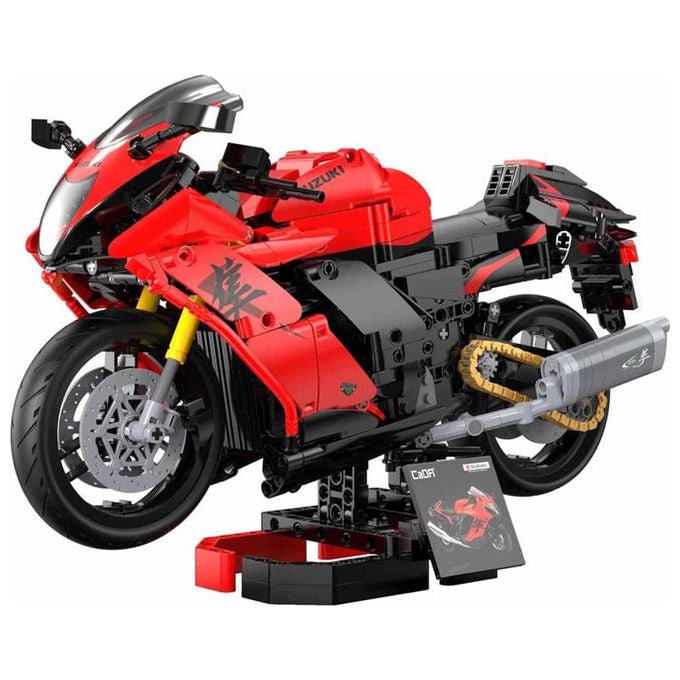 CaDA C64051W Suzuki Hayabusa Set Costruzioni Moto in Scala 1:6 1043 Pezzi 25° Anniversario Licenza Ufficiale