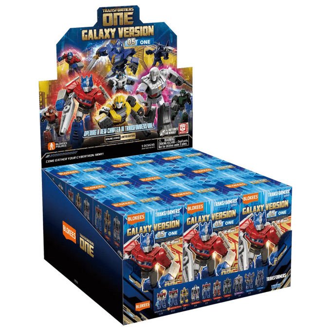 Blokees 71105 Galaxy Version 05 Transformers One Model Kit Blind Box 48 pz 12 cm snap-fit