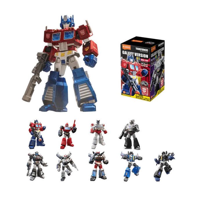 Blokees 71100 Transformers Galaxy Version 01 Roll Out Model Kit Blind Box 51 pezzi ABS Snap Fit colori Assortiti