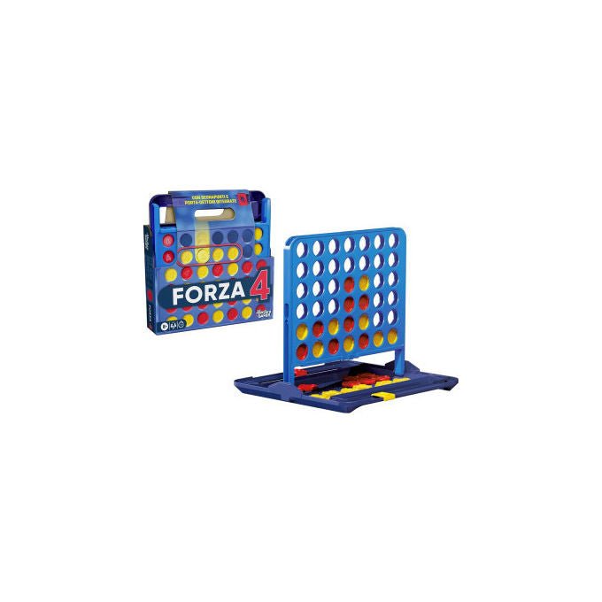 Hasbro Gaming G1500 Forza 4 Refresh Gioco da Tavolo Strategico 2 Giocatori Valigetta Portatile Segnapunti Integrato 6+ anni colore Multicolore