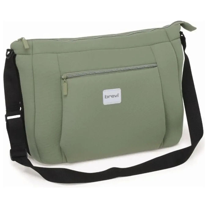 Brevi 9302025003 Brio Smart Borsa Nursery in poliestere con tracolla e ganci per passeggino colore Salvia