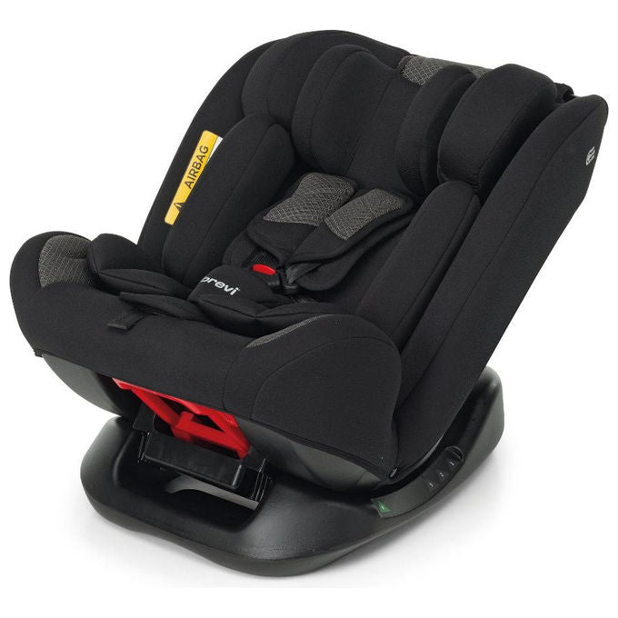 Brevi 9302027101 JUST Seggiolino auto reclinabile I-Size ECE R129-03 40-150 cm colore Nero