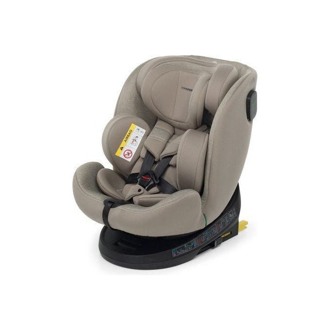 Brevi 9302027502 Form Seggiolino Auto I-Size reclinabile 40-105 cm cinture sicurezza colore Grigio