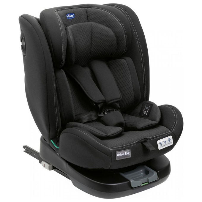 Brevi 9302027501 FORM Seggiolino Auto I-Size ECE R129-04 reclinabile da 40 a 105 cm cinture sicurezza colore Nero