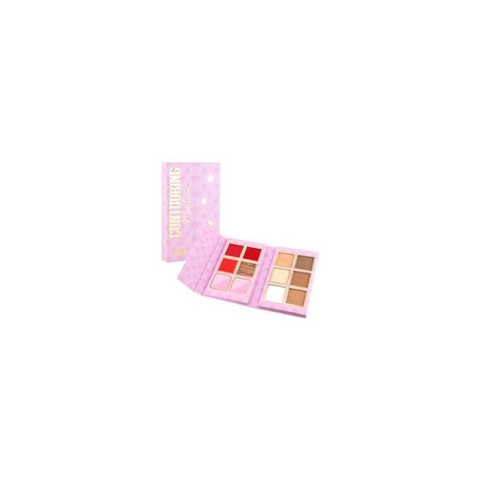 PINKIT 40079 Contouring Match Set Trucchi per Bambine 6 Ombretti 3 Blush 1 Illuminante Atossico colore Rosa