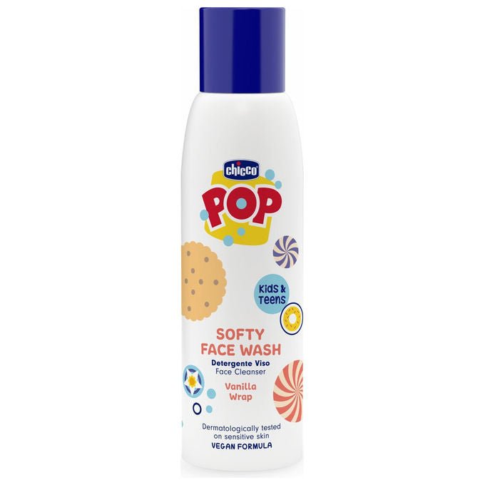 Chicco 00012808000000 Softy Detergente Viso Bambini Vaniglia Formula Vegana 150ml