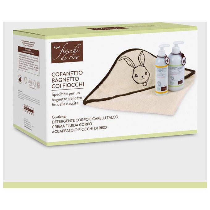 Fiocchi di Riso 952327 Detergente Capelli Neonati e Bambini 200 ml Vegan Nickel Free Dermatologicamente Testato