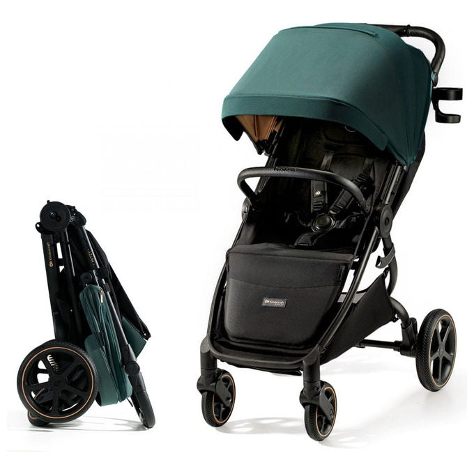 Kinderkraft KSMITZ00GRE0000 MITZY Passeggino Buggy Reclinabile Pieghevole Capacita' 22 Kg colore Verde