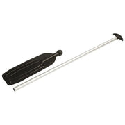 Adriatic 3765158 Pagaia Singola Kayak Asta Alluminio Anodizzato Pala ABS 145 cm Ø28 mm colore Nero
