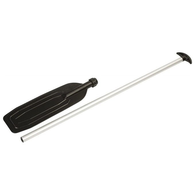 Adriatic 3765158 Pagaia Singola Kayak Asta Alluminio Anodizzato Pala ABS 145 cm Ø28 mm colore Nero