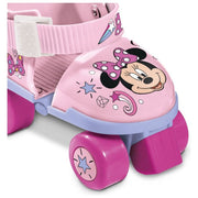 Mondo 28701 Disney Minnie Pattini a Rotelle Regolabili Taglia 22-29 Set con Ginocchiere Gomitiere e Borsa colore Rosa