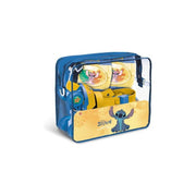 Mondo 28832 Stitch Disney Pattini a Rotelle Regolabili Bambini Taglia 22-29 Set con Gomitiere Ginocchiere e Borsa colore Giallo e Blu