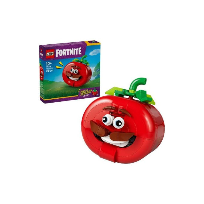 Lego 77079 Fortnite Testa di Pomodoro Set Costruibile 210 Pezzi con Ristorante Miniatura e Oggetto In-Game