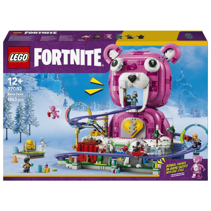 Lego 77082 Fortnite Tana Strana Set Costruzioni 1963 Pezzi 6 Minifigure per Bambini da 12 Anni