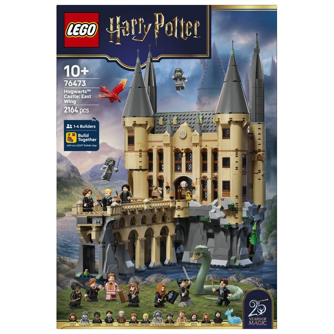 Lego 76473 Harry Potter Set da Costruzione Castello di Hogwarts Ala Est 2164 Pezzi 13 Minifigure 10+ colore Multicolore
