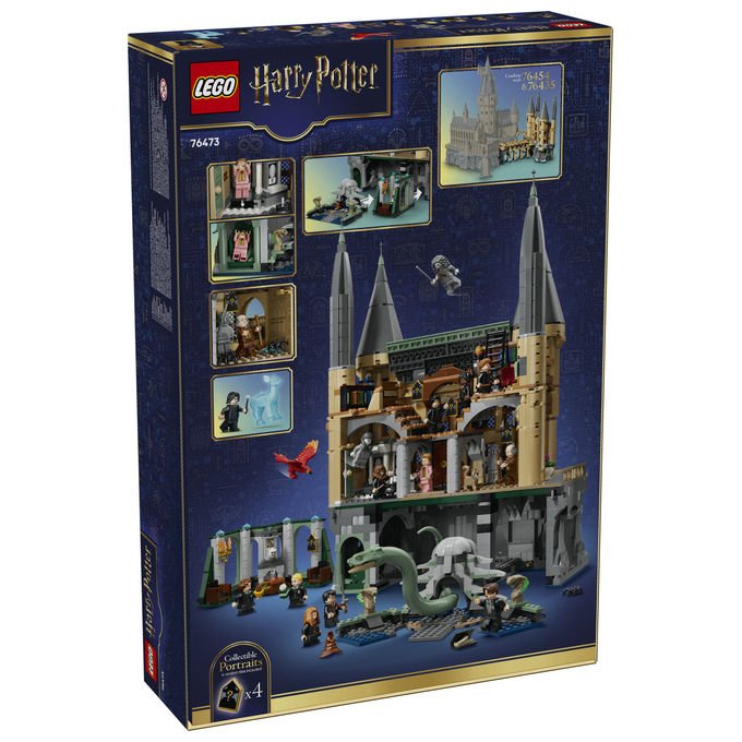 Lego 76473 Harry Potter Set da Costruzione Castello di Hogwarts Ala Est 2164 Pezzi 13 Minifigure 10+ colore Multicolore