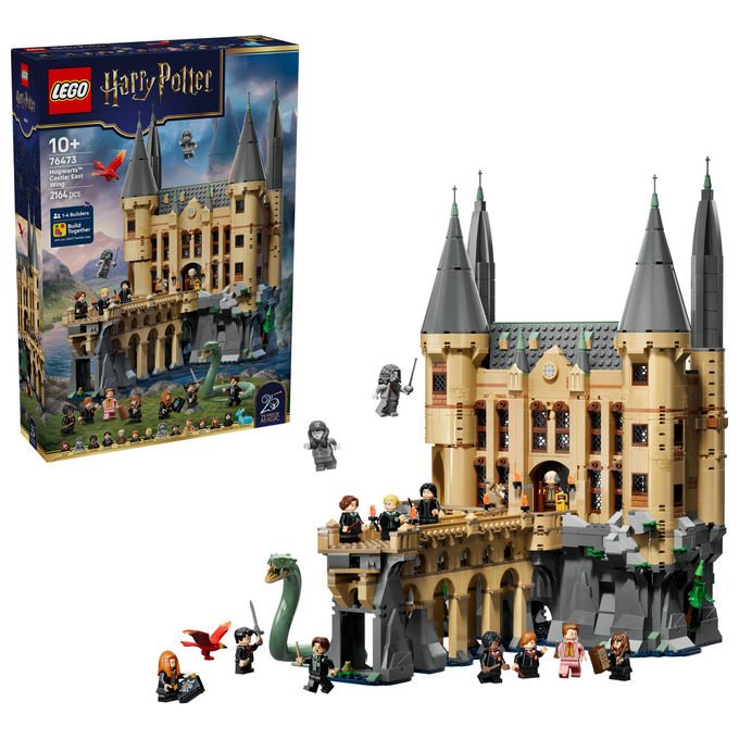 Lego 76473 Harry Potter Set da Costruzione Castello di Hogwarts Ala Est 2164 Pezzi 13 Minifigure 10+ colore Multicolore