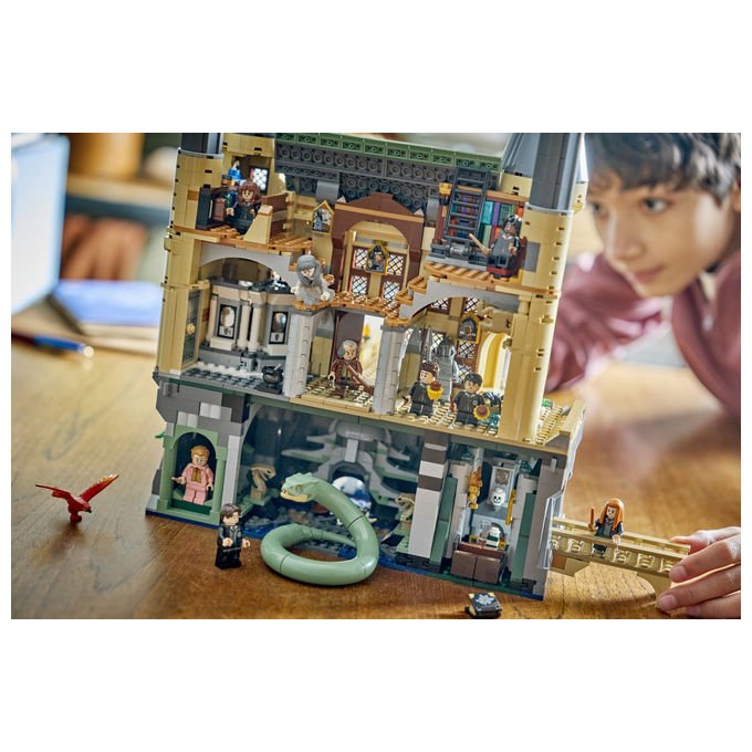 Lego 76473 Harry Potter Set da Costruzione Castello di Hogwarts Ala Est 2164 Pezzi 13 Minifigure 10+ colore Multicolore