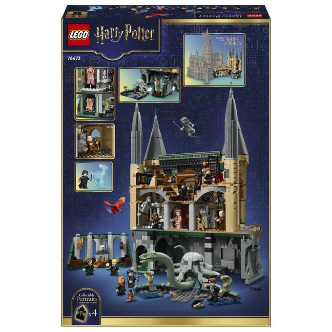 Lego 76473 Harry Potter Set da Costruzione Castello di Hogwarts Ala Est 2164 Pezzi 13 Minifigure 10+ colore Multicolore