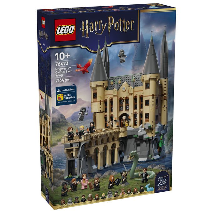 Lego 76473 Harry Potter Set da Costruzione Castello di Hogwarts Ala Est 2164 Pezzi 13 Minifigure 10+ colore Multicolore