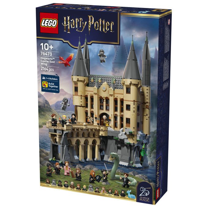 Lego 76473 Harry Potter Set da Costruzione Castello di Hogwarts Ala Est 2164 Pezzi 13 Minifigure 10+ colore Multicolore
