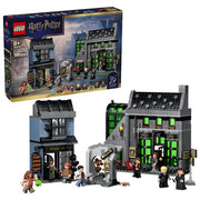 Lego 76471 Harry Potter Set Costruzioni Negozi di Magia di Notturn Alley 788 pezzi 8 Minifigure Patronus Cane di Ron
