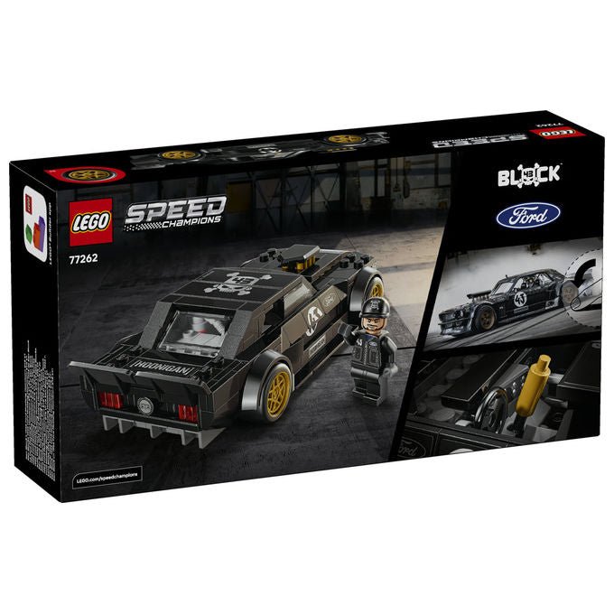 Lego 77262 Speed Champions Set da costruzione Ford Mustang 65 Hoonicorn V1 Ken Block 345 pezzi con Minifigure 9+