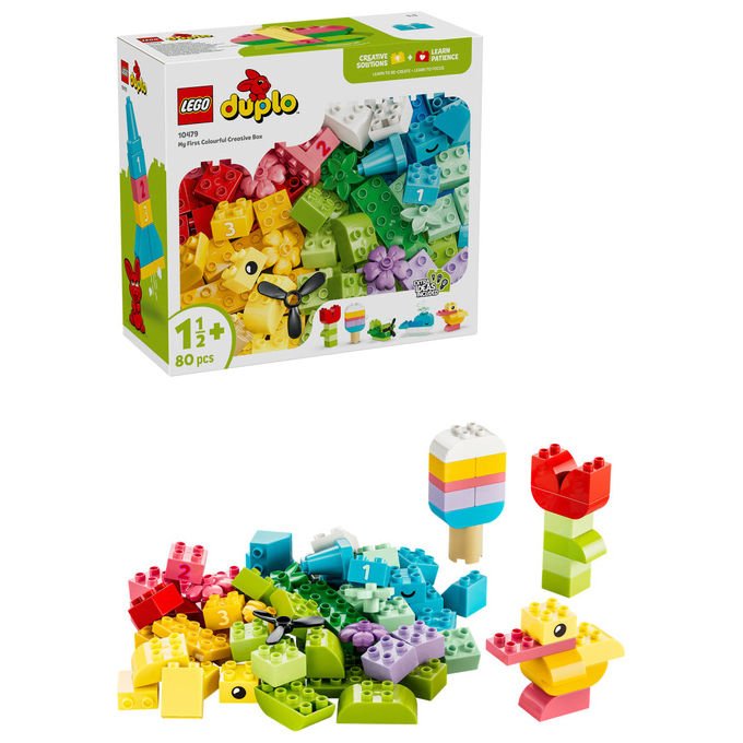 Lego 10479 DUPLO Classic Set da Costruzione Scatola Creativa 80 Pezzi Gioco Didattico 18 Mesi+ colore Multicolore