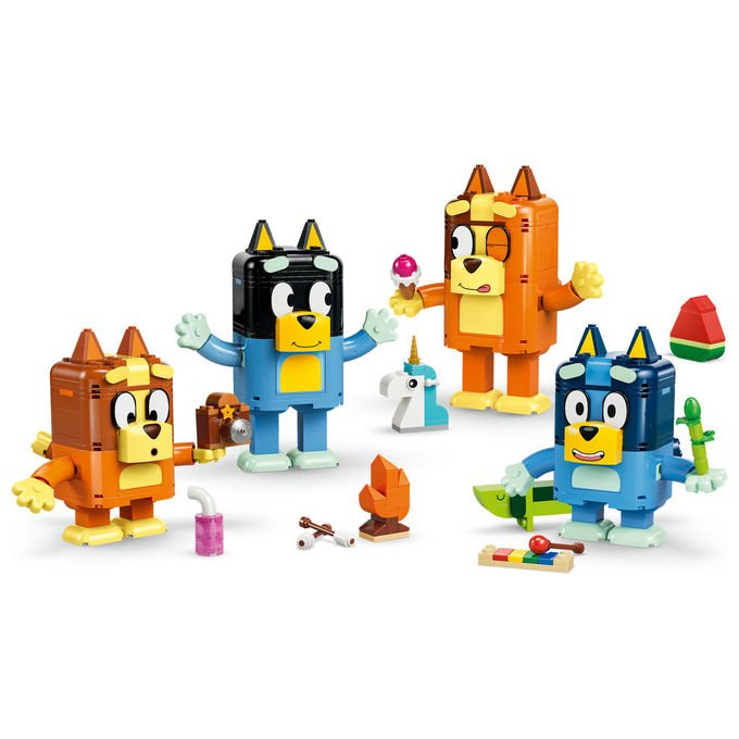 Lego 11217 Bluey Set da Costruzione Famiglia Bluey 4 Personaggi 466 Pezzi eta' 5+ colore Multicolore