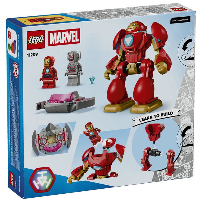 Lego 11209 Marvel Set da costruzione Ultron vs Iron Man Mech 2 Minifigure 96 pezzi eta' 4+ colore Multicolore