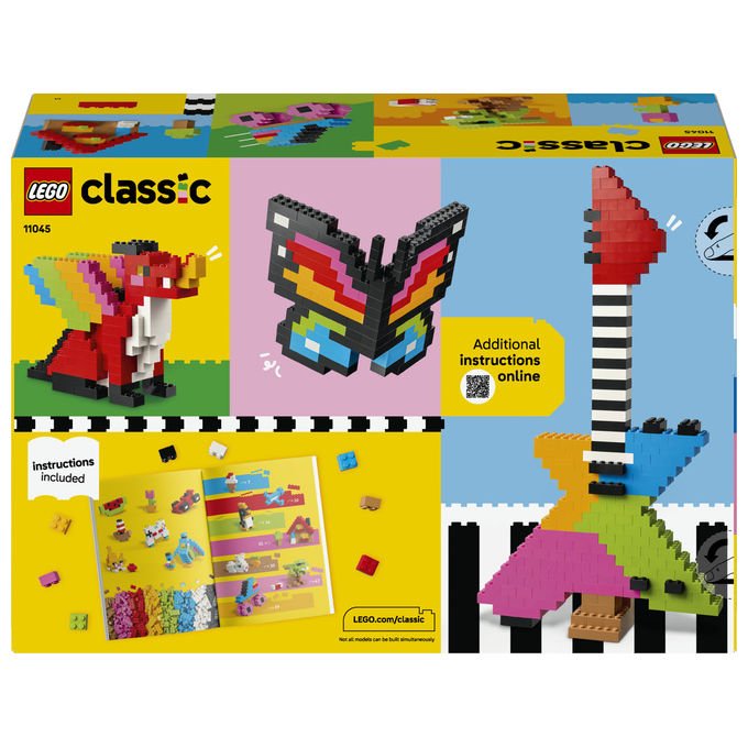 Lego 11045 Classic Set da Costruzione Mattoncini Colorati Creativi 820 pezzi 5+ colore Multicolore