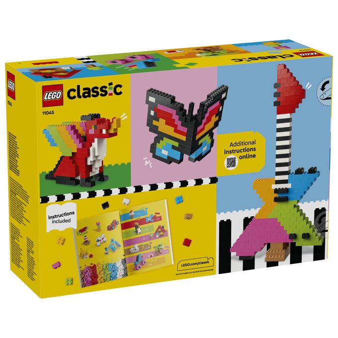 Lego 11045 Classic Set da Costruzione Mattoncini Colorati Creativi 820 pezzi 5+ colore Multicolore