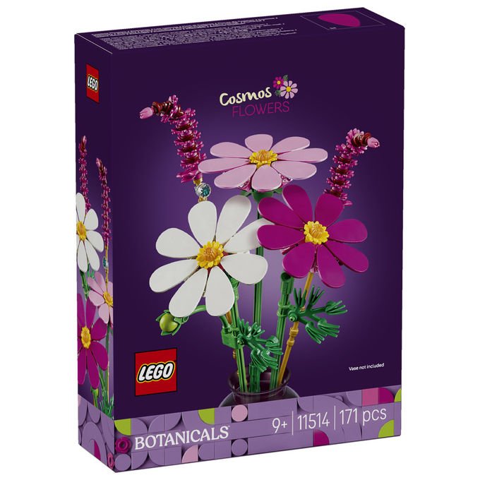 Lego 11514 Botanicals Set da Costruzione Fiori di Cosmos Bouquet 171 Pezzi 9+ colore Multicolore