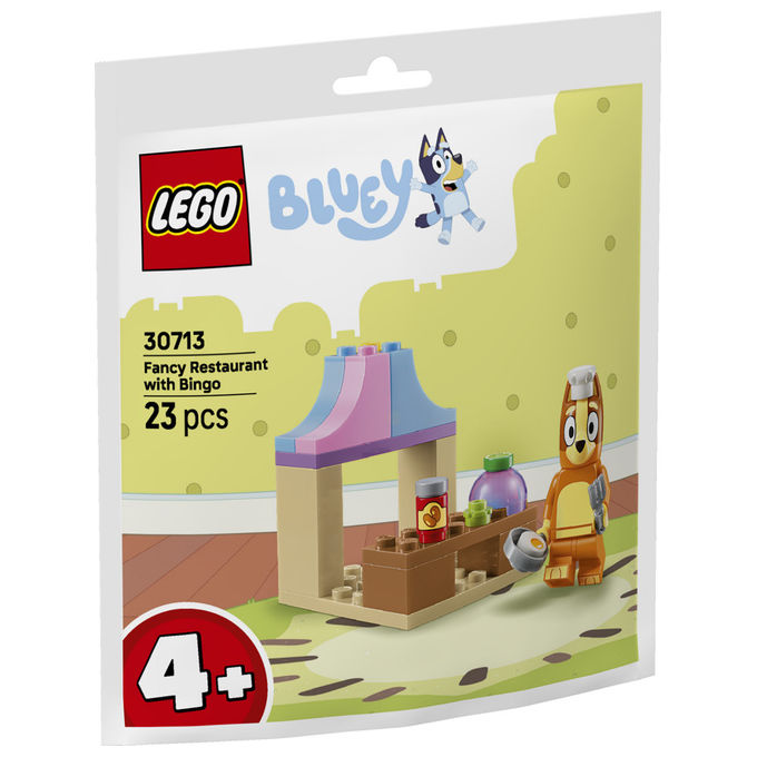 Lego 30713 Bluey Set Costruzioni Al Ristorante con Bingo Polybag 23 pezzi eta' 4+