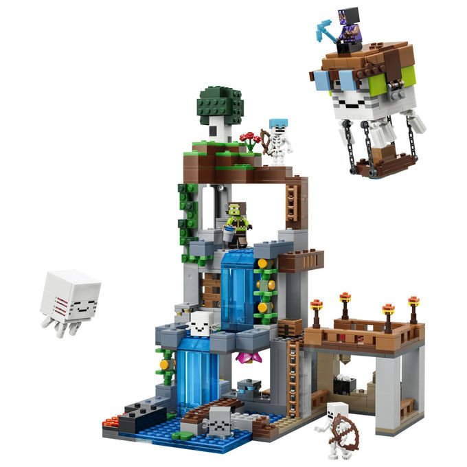 Lego 21597 Minecraft Stazione di Ghast Set da Costruzione 754 Pezzi 8 Personaggi Accessori per Bambini 9 Anni