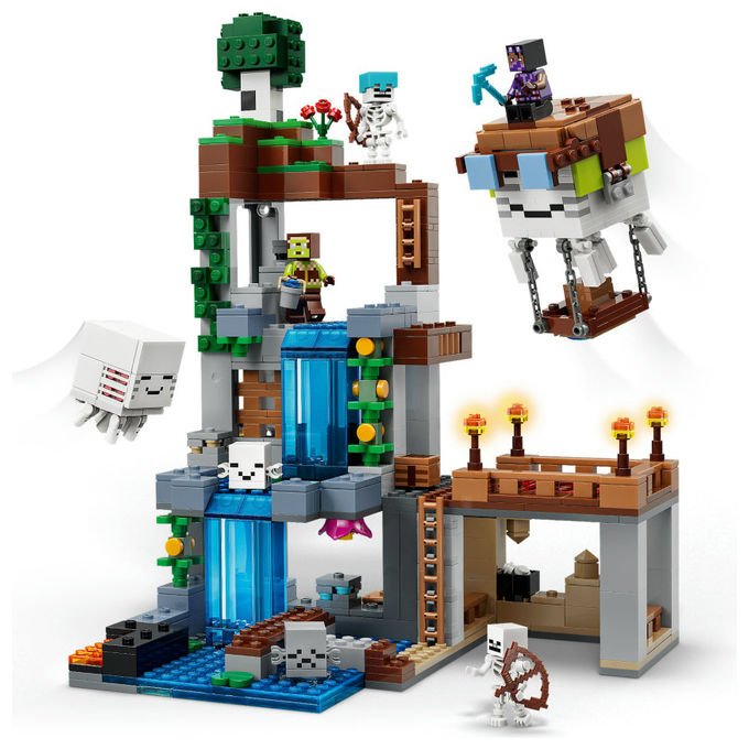 Lego 21597 Minecraft Stazione di Ghast Set da Costruzione 754 Pezzi 8 Personaggi Accessori per Bambini 9 Anni