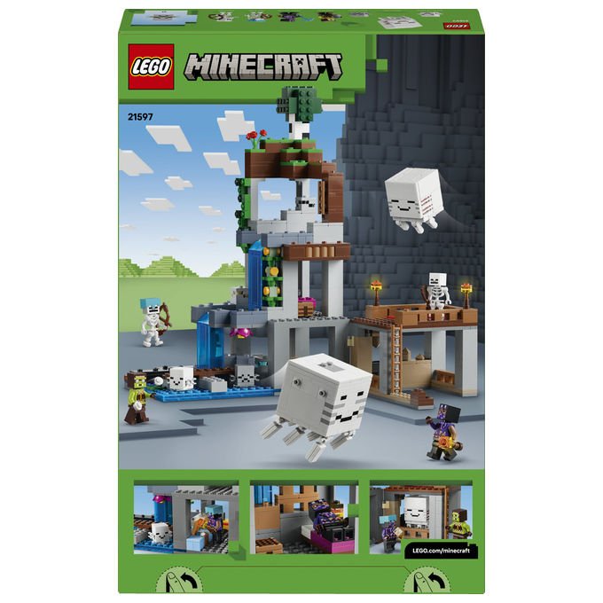 Lego 21597 Minecraft Stazione di Ghast Set da Costruzione 754 Pezzi 8 Personaggi Accessori per Bambini 9 Anni