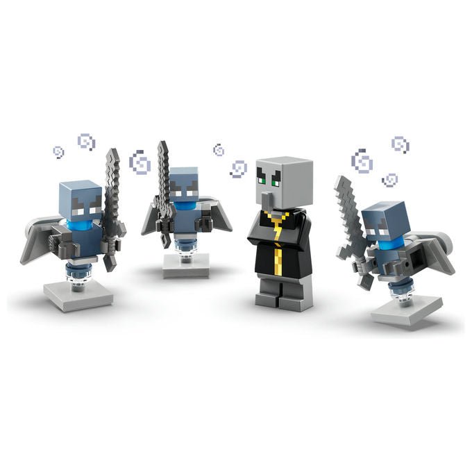 Lego 21596 Minecraft Set da Costruzione Attacco al Villaggio dell'Evocatore 607 Pezzi 11 Personaggi 9+ anni colore Multicolore