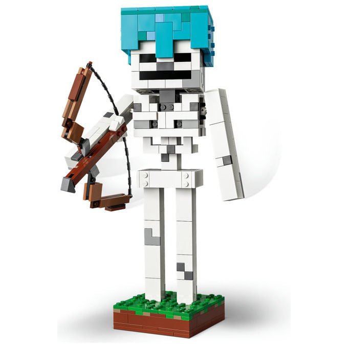 Lego 21594 Minecraft Lo Scheletro Set da costruzione 502 pezzi Action Figure con Arco Frecce ed Elmo di Diamante eta' 10+