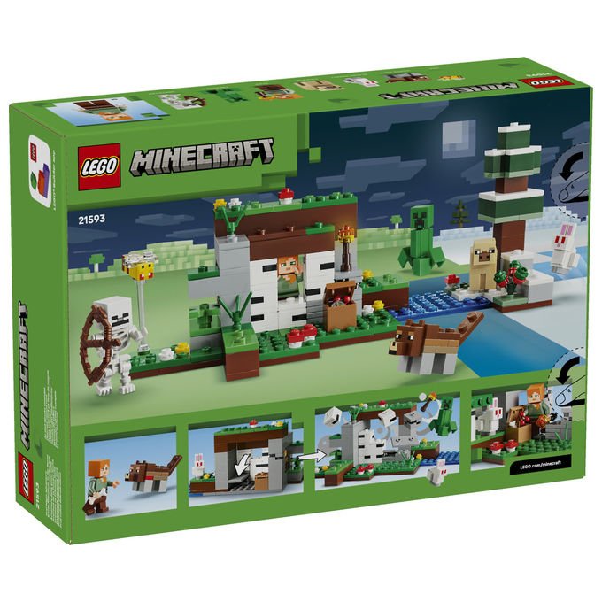 Lego 21593 Minecraft Set da Costruzione Avventura della Prima Notte 301 Pezzi 7 Personaggi da 8 Anni