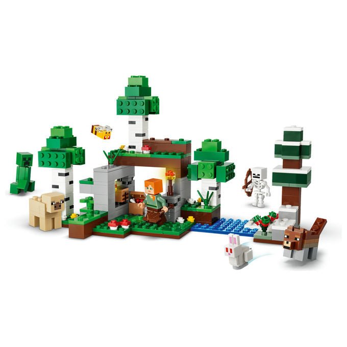 Lego 21593 Minecraft Set da Costruzione Avventura della Prima Notte 301 Pezzi 7 Personaggi da 8 Anni