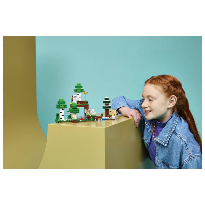 Lego 21593 Minecraft Set da Costruzione Avventura della Prima Notte 301 Pezzi 7 Personaggi da 8 Anni