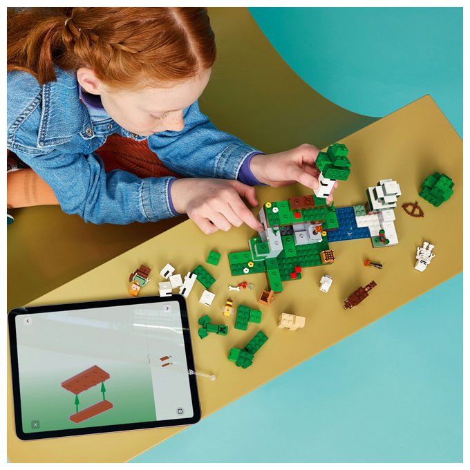Lego 21593 Minecraft Set da Costruzione Avventura della Prima Notte 301 Pezzi 7 Personaggi da 8 Anni
