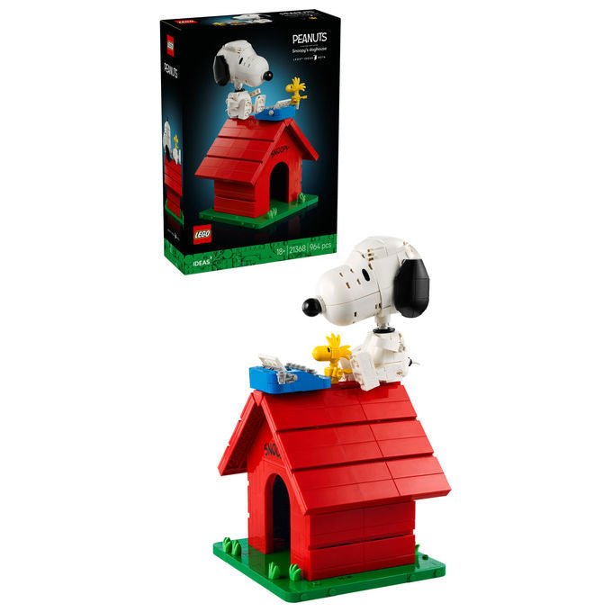 Lego 21368 Ideas Peanuts Set da Costruzione La Cuccia di Snoopy 964 pezzi per Adulti colore Multicolore