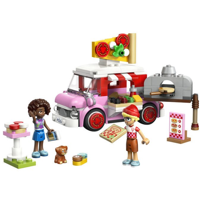 Lego 42694 Friends Set da Costruzione Furgone delle Pizze 190 Pezzi 2 Minidoll 6+ colore Multicolore
