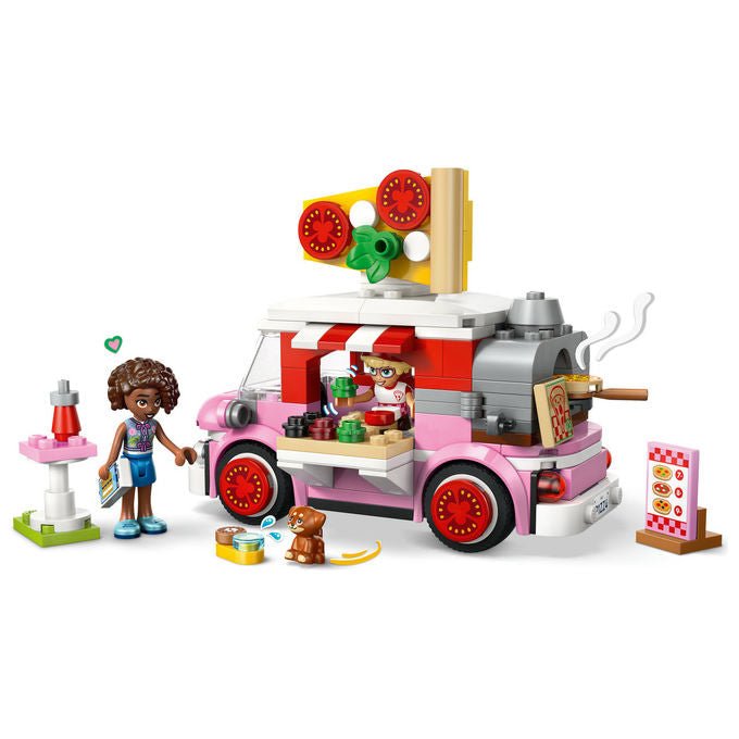 Lego 42694 Friends Set da Costruzione Furgone delle Pizze 190 Pezzi 2 Minidoll 6+ colore Multicolore