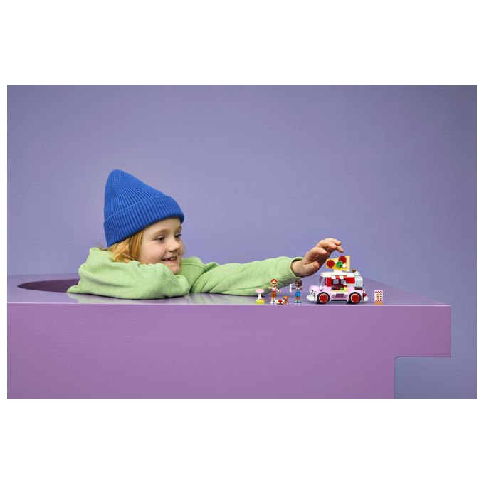 Lego 42694 Friends Set da Costruzione Furgone delle Pizze 190 Pezzi 2 Minidoll 6+ colore Multicolore