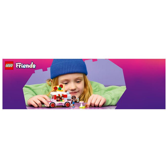 Lego 42694 Friends Set da Costruzione Furgone delle Pizze 190 Pezzi 2 Minidoll 6+ colore Multicolore